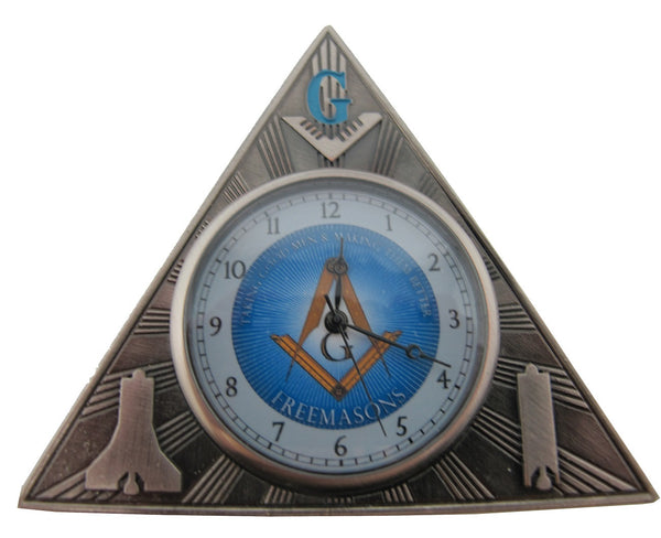 Masonic Mini Desk Clock