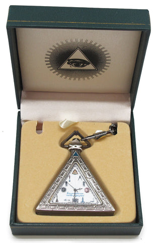 Triangle Masonic Pocket Watch